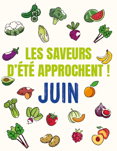 Découvrez notre calendrier de saisonnalité de Juin 2025 ! Découvrez notre calendrier de saisonnalité de Juin 2025 !