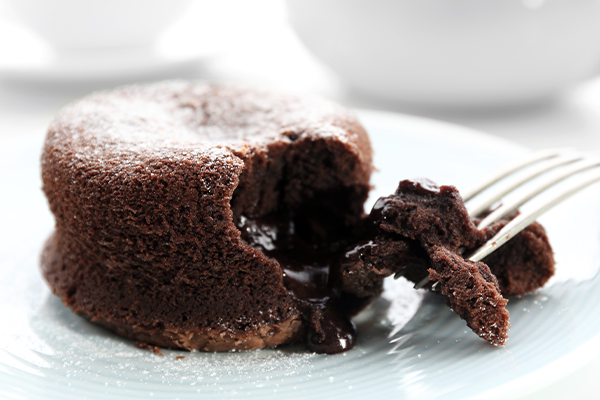 Fondant au chocolat sans gluten