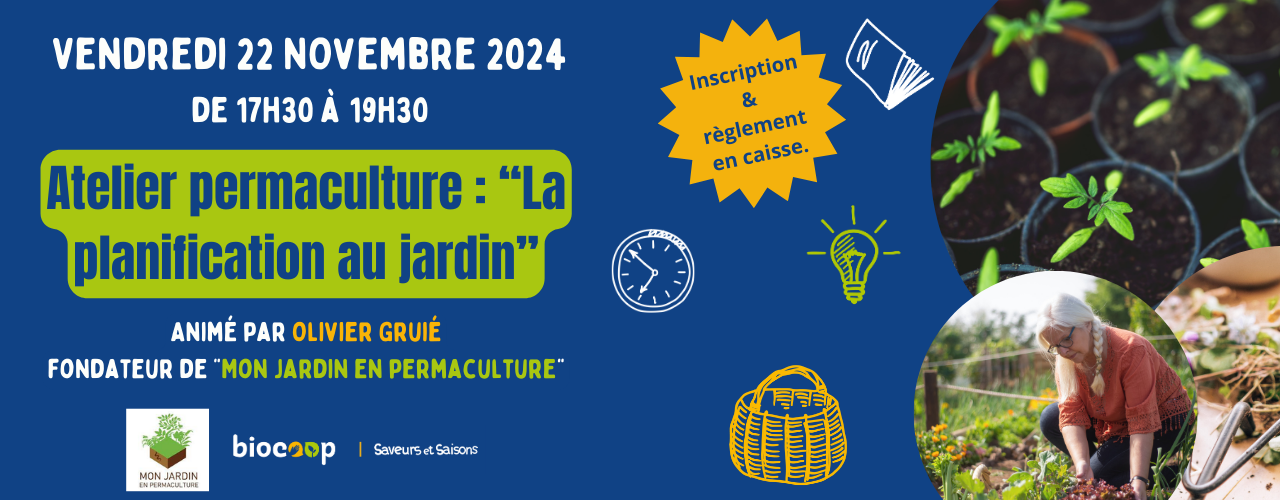 Dernier Atelier Permaculture de l'année !