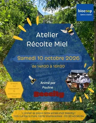 Atelier Récolte Miel octobre 2026