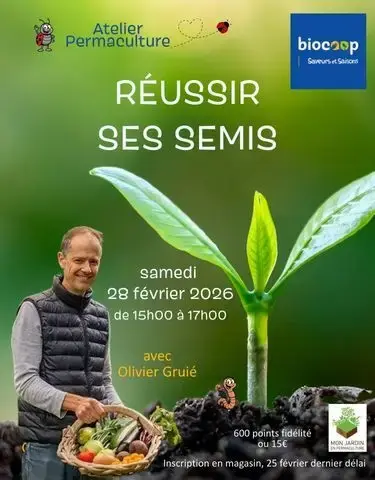 ATELIER PERMACULTURE: 'Réussir ses semis'