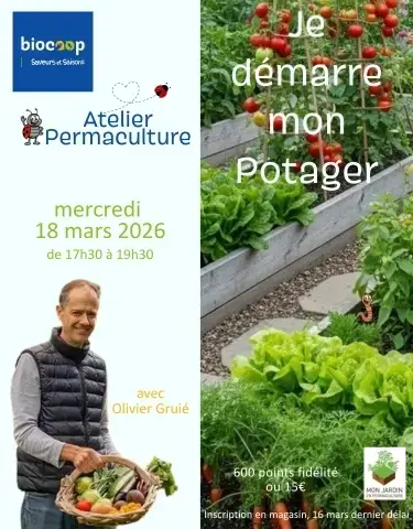 ATELIER PERMACULTURE: 'Je démarre mon potager'