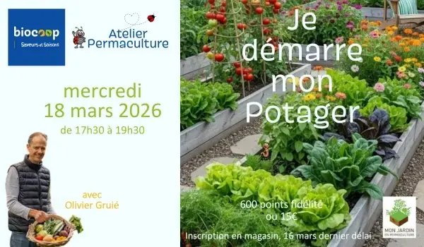 ATELIER PERMACULTURE: 'Je démarre mon potager'