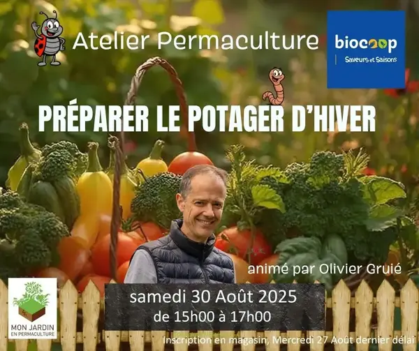 ATELIER PERMACULTURE: 'Préparer le potager d'hiver'