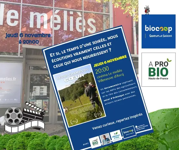 Soirée ciné-débat Jeudi 6 novembre à 20h00