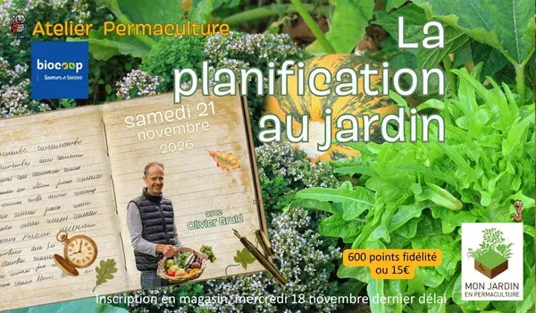 Atelier Permaculture: 'La Planification au Jardin'