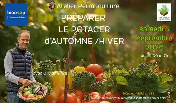 Atelier Permaculture: 'Préparer le potager d'automne/hiver' Atelier Permaculture: 'Préparer le potager d'automne/hiver'