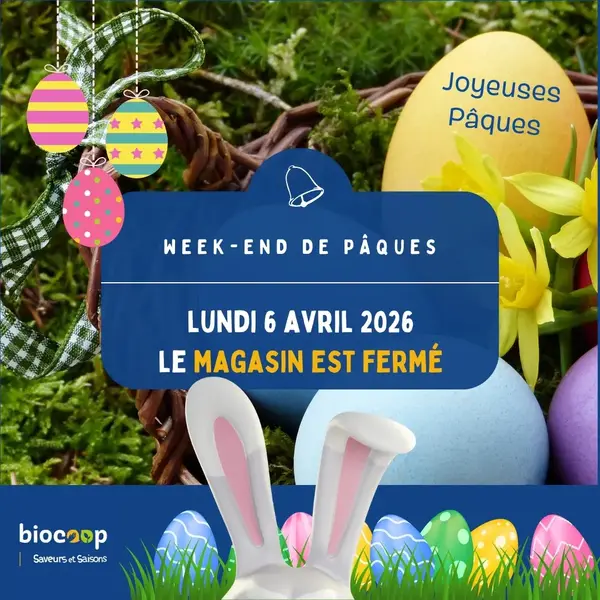 Lundi 6 avril 2026, le magasin est fermé
