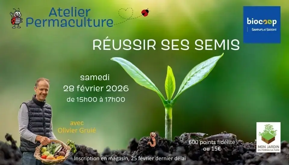 ATELIER PERMACULTURE: 'Réussir ses semis'
